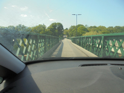 Falcon Original<br />Ovingham Bridge<br />One Car wide<br />Inadequate Passing Bulge ahead.