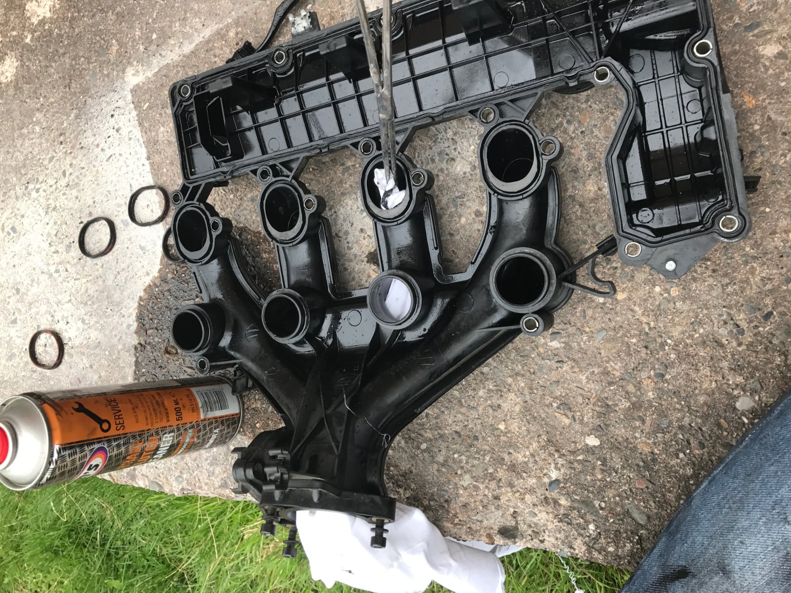 Intake manifold sale cleaning