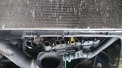 Radiator still in situ