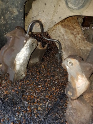 corroded calliper