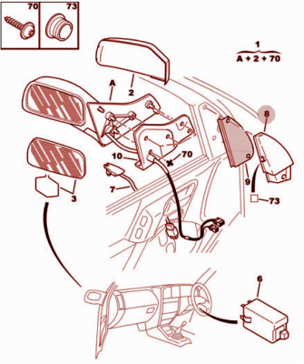 Xantia MK II Mirror.PNG