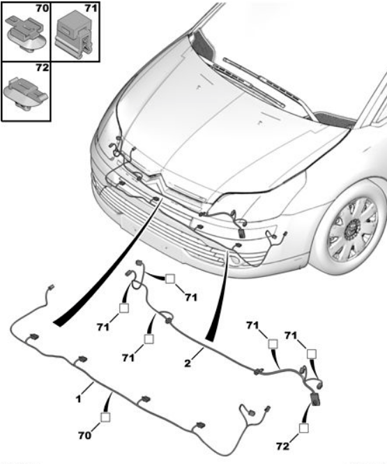 C4 VTS - Adding front parking sensors - French Car Forum  Citroen Ds3 Parking Sensor Wiring Diagram    French Car Forum Car Stickers