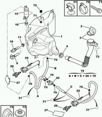 C5 2005 Exclusive Headlamp Washer System