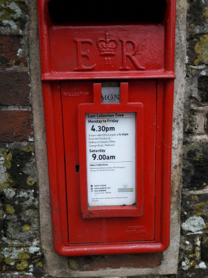 Stedham post box - own work