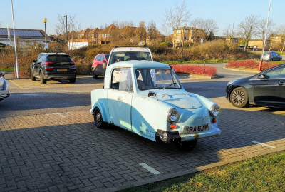 Invacar in the GP surgery car park again after 16 years