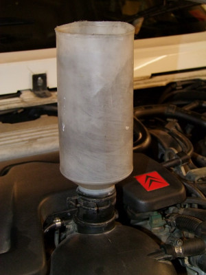 Temporary header bottle on 2.5 XM