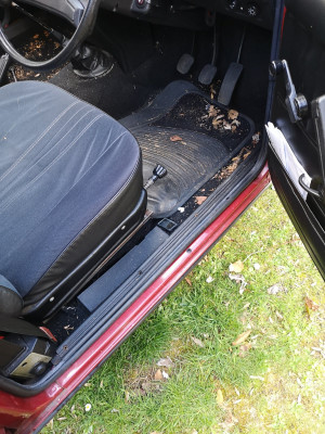 Trim reattached and car ready for a clean