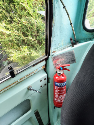 Modern replacement for the old Halon fire extinguisher