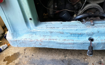 Just started to sand back the high spots