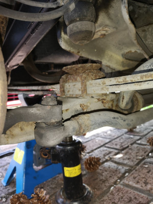 Perished N/S track rod end ball joint cover