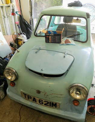 Bonnet now in paint.