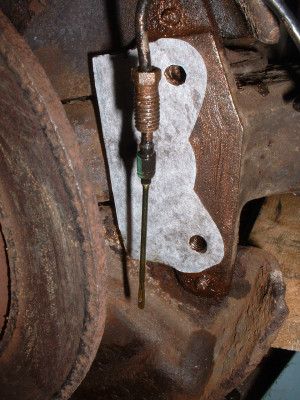 OSR CALIPER MOUNT CLEANED AND GREASE-PROOF PAPER GASKET