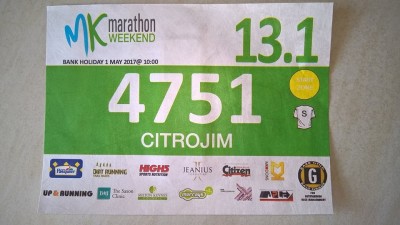 MK Marathon Bib - Own Work 080417