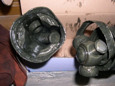 Damaged bearing