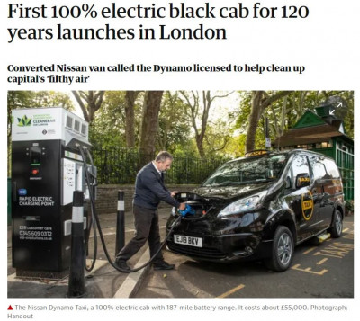 Nissan EV black cab for London.JPG