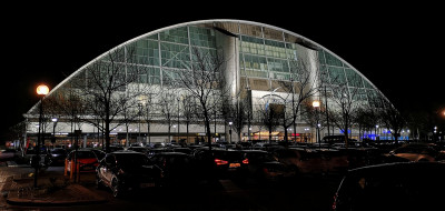 Milton Keynes XScape Building at Night