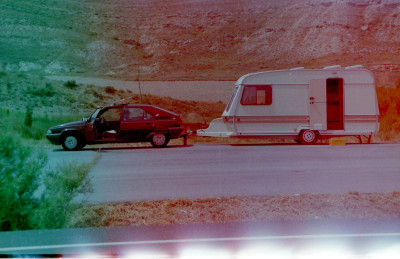 No A/C, but just 44degC outside (and a bit of film fogging).  1996 again.