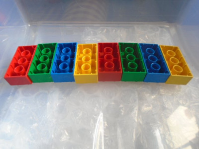 Upside down Duplo Blocks of course<br />NF own Work