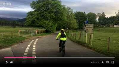 nice quiet roads for a 10mile commute on an e-bike.