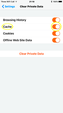 Firefox Clear Cache