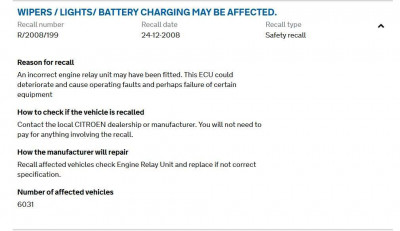 Safety recall - gov.uk