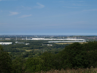 Nissan factory from Penshaw monument.