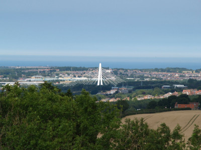 New bridge in Sunderland from Penshaw monument.