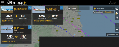 flightradar24 screenshot