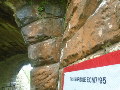 The most important part of a railway bridge<br />engineers line reference/railway ID