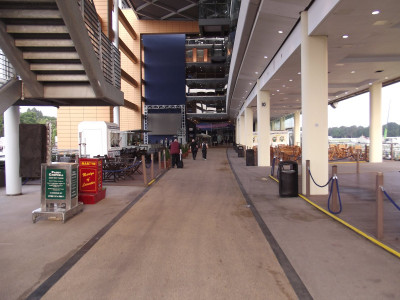 The 'Windy City', East end of the Stadium (outside of the glazing).