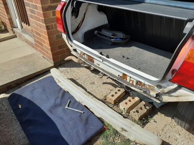No bumper at all...