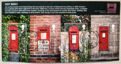 Post boxes stamps - own work