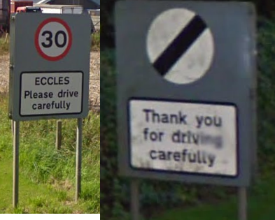 National Grid Important little places<br />No1 Eccles Scottish Borders
