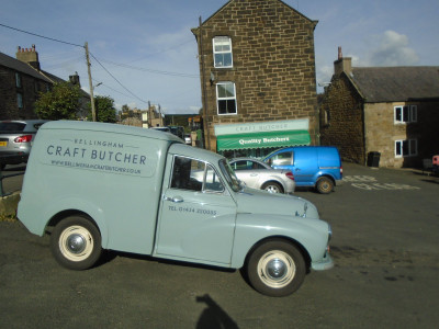 craft butchers van in front of the craft butchers