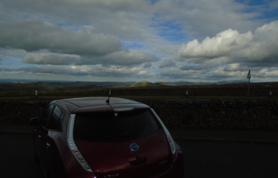 BB Leaf at Carter Bar<br />Probably the best border viewpoint in the UK