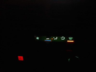 The heater panel at night!