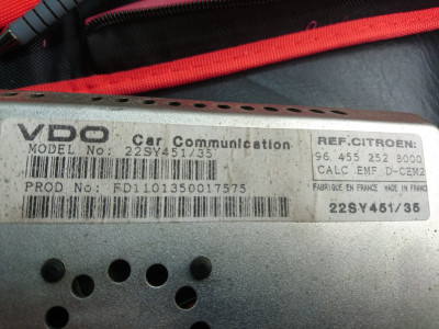 part number label for reference