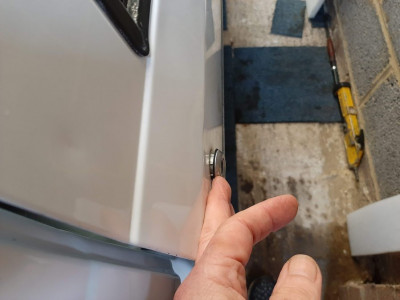 A floppy lock!  Remember those in early PCs?