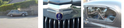 The cycle in the car is a Roy Thame Cycles