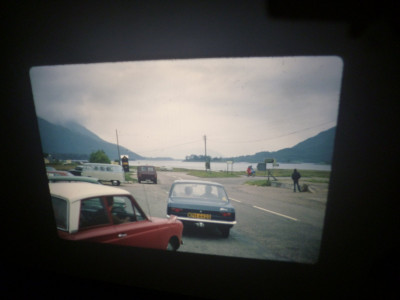 July 1972 Roadside AA Box in Situ somewhere in Scotland