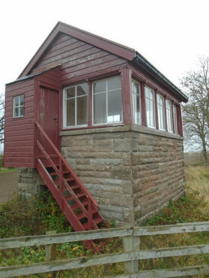 Alnwick to Cornhill LIne signal box nr Akeld