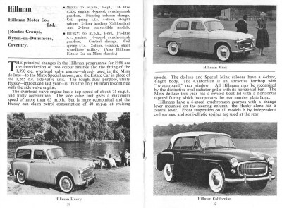 Hillman cars