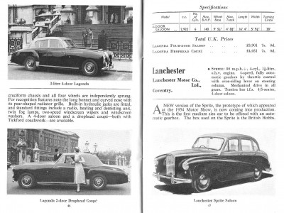 Lanchester cars