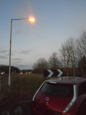 You can in a Nissan<br />(park randomly next to a low pressure sodium<br /> street light on a grassed over former slip road <br />off the A1)