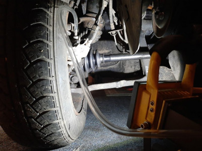 The business end...