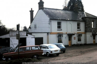 An old Garage, and an old pub