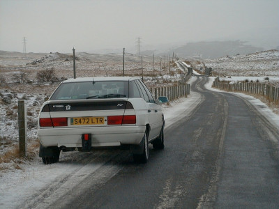 near Pitlochry, New Year 2001