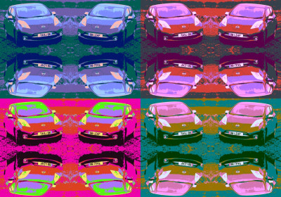 A splash of colour for the thread