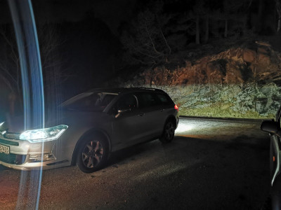 Reverse light works surprisingly well. I thought I would loose some lights by mounting it this low and long under the car, but this works just fine for my use.