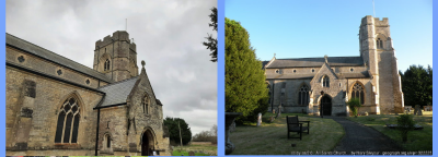 ..but I eventually found<br />All Saints Church, Emberton, Bucks in the evening sunshine via Geograph